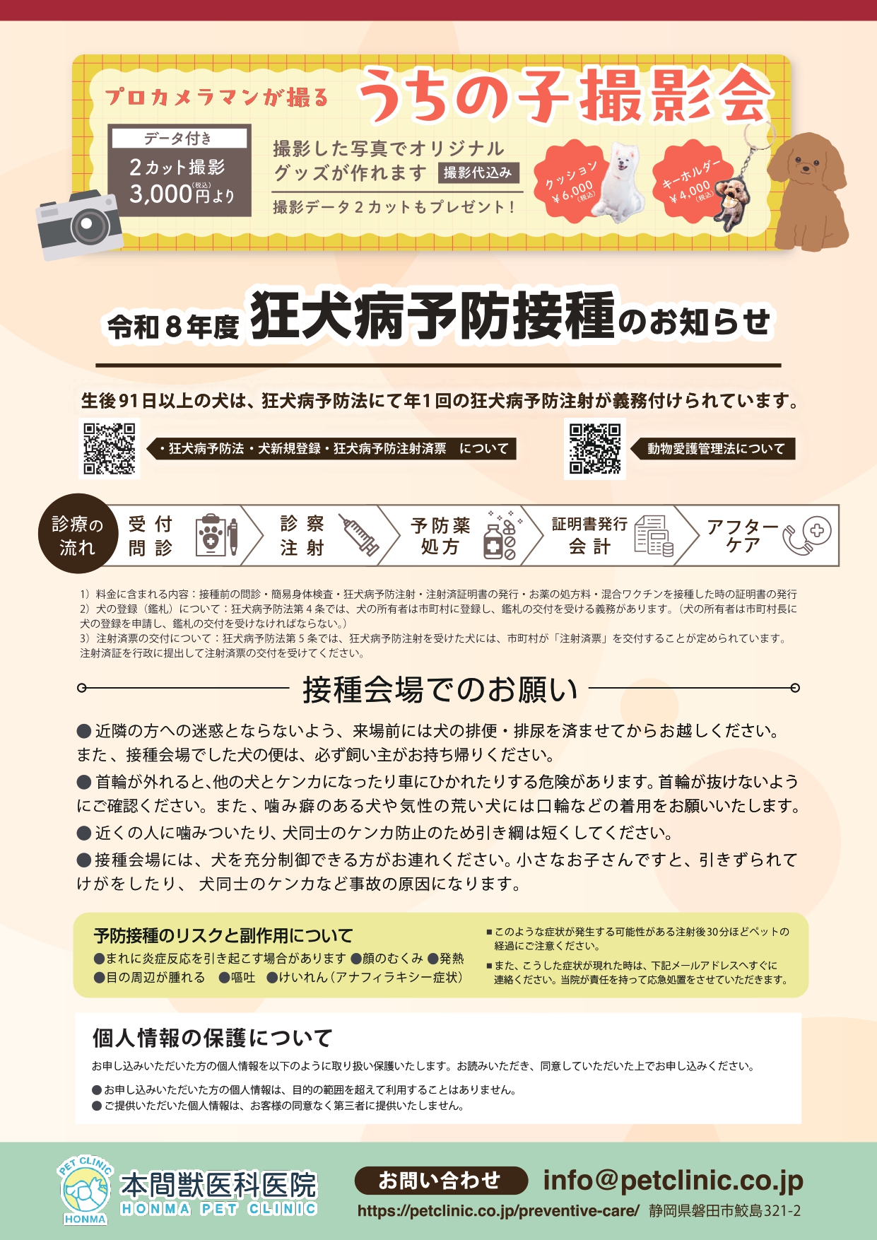 狂犬病予防接種のイメージ